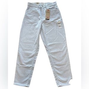 Levi Strauss High-Waisted Taper 29x27 NWT Corduroy